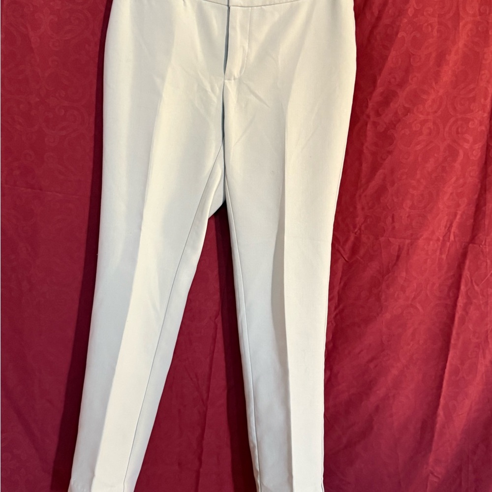 Charter Club Women’s Slim Ankle Pants Beige Stretch Size 4 Career Trousers